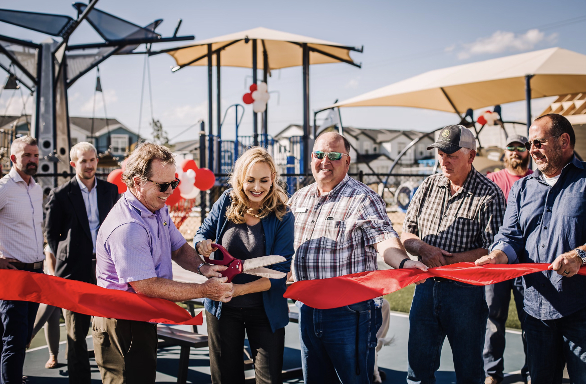 Ribbon Cutting of Anderson Farms Park