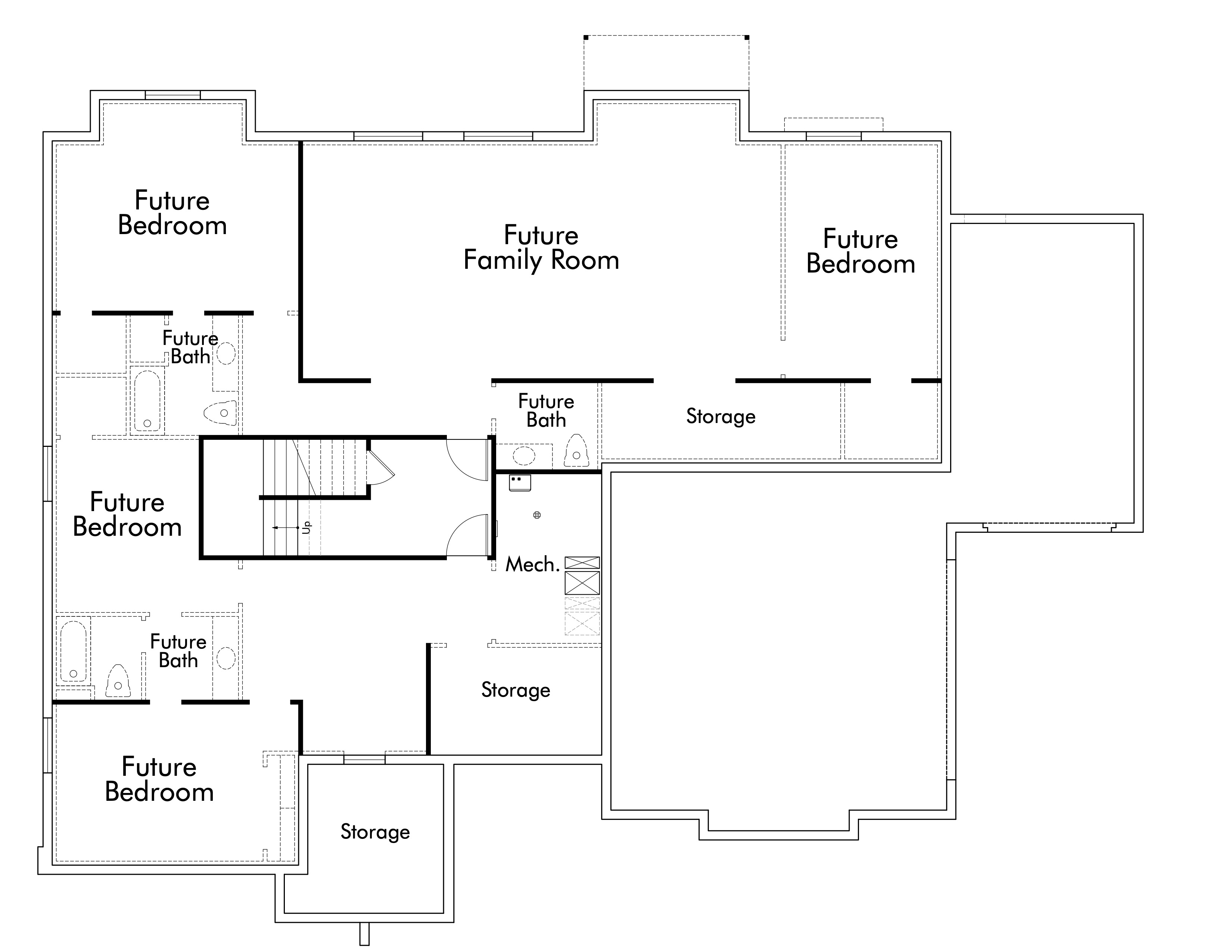 Oakmont Traditional Lower Level