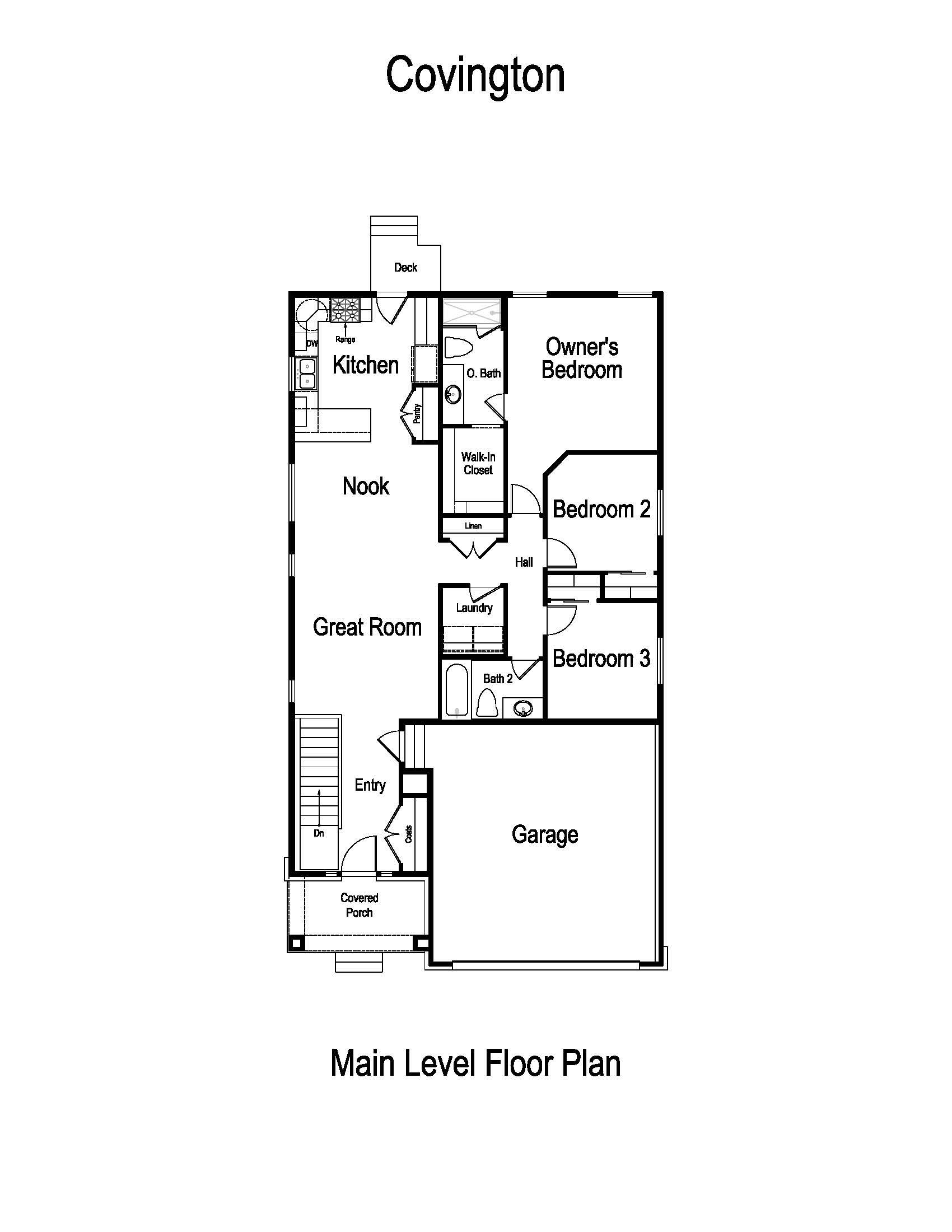 Main level Floor Plan