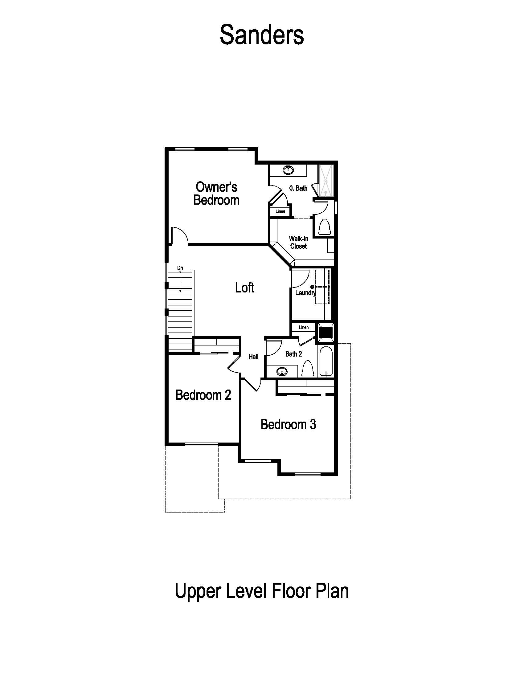 Upper Level Floor Plans